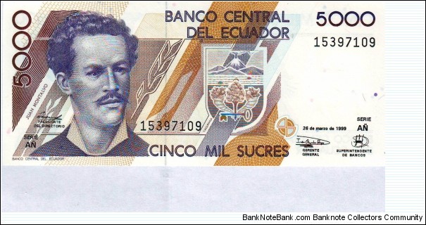  5000 Sucres Banknote