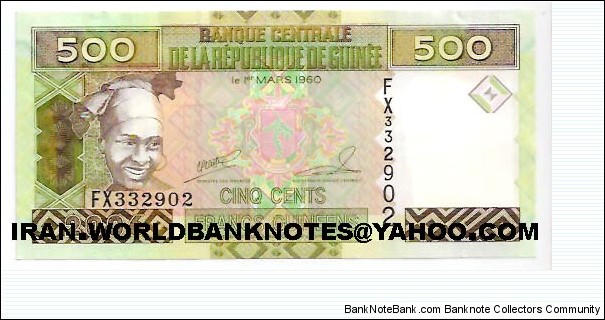 500 Francs Banknote