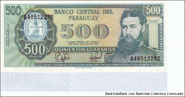  500 Guaranies Banknote