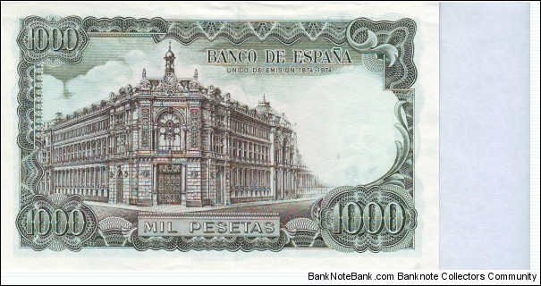 Banknote from Spain year 1971