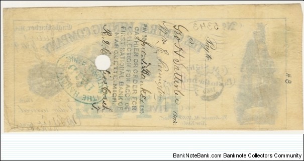 Banknote from USA year 1867