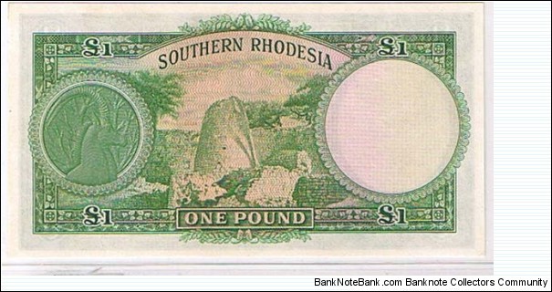 Banknote from Rhodesia year 1950