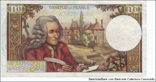 Banknote from France year 1970