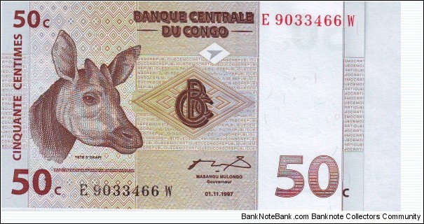  50 Centimes Banknote