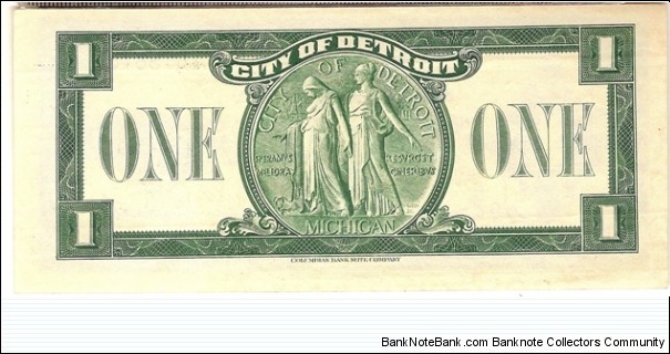 Banknote from USA year 1933