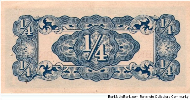 Banknote from Myanmar year 1942