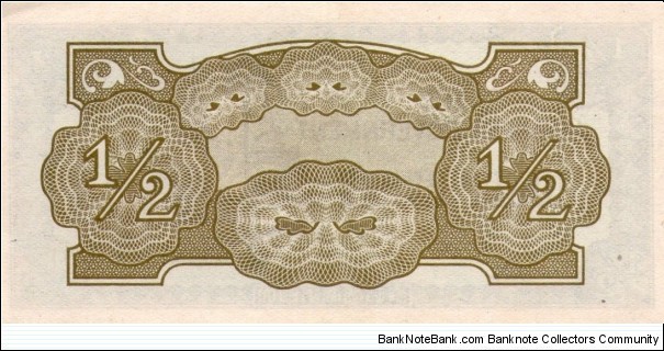 Banknote from Myanmar year 1942