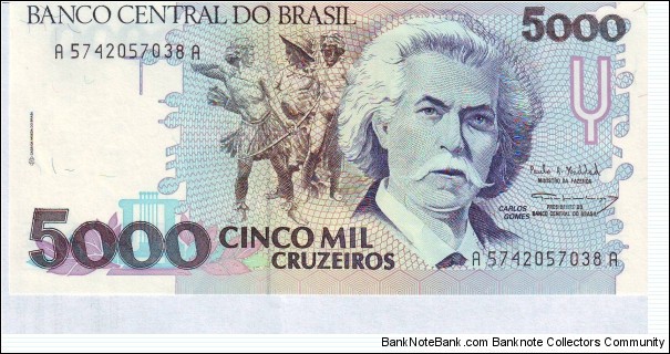5000 Cruzeiros Banknote