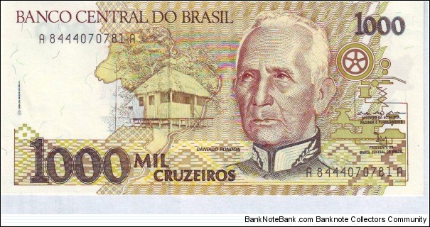 1000 Cruzeiros Banknote