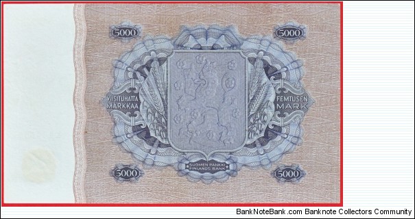 Banknote from Finland year 1939