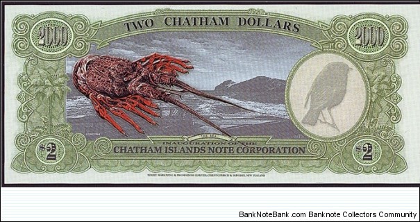 Banknote from New Zealand year 1999