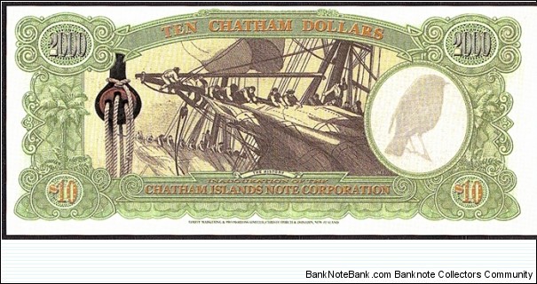 Banknote from New Zealand year 1999