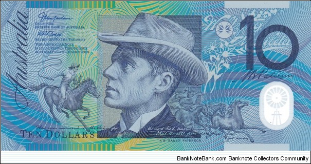Australia P58c (10 dollars 2006) Polymer Banknote