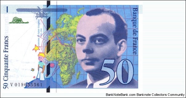 France P157Aa (50 francs 1994) Banknote