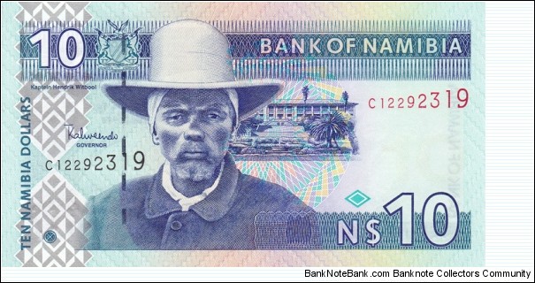 Namibia P4a (10 dollars ND 2001) Banknote