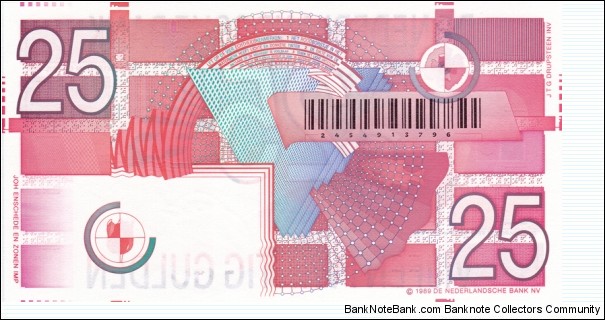 Banknote from Netherlands year 1989