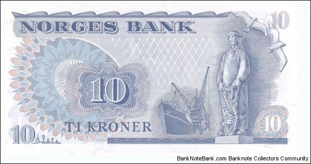 Banknote from Norway year 1977