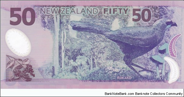 Banknote from New Zealand year 2005