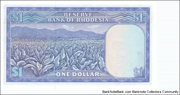 Banknote from Rhodesia year 1978