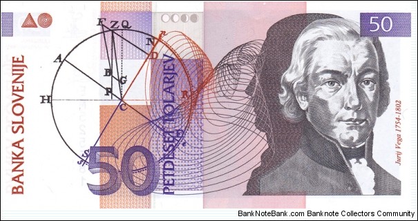 Slovenia P13a (50 tolarjev 15/1-1992) Banknote