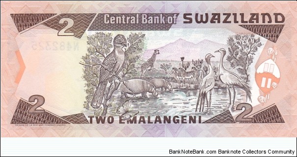 Banknote from Swaziland year 1992