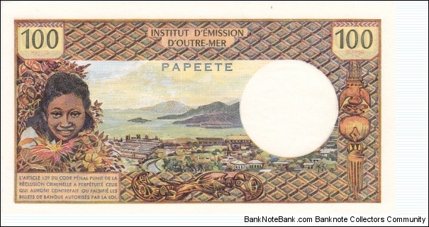Banknote from French Polynesia year 0