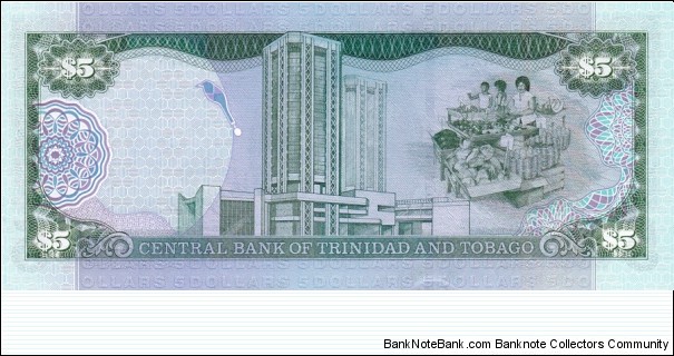 Banknote from Trinidad and Tobago year 2002