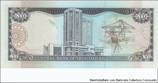 Banknote from Trinidad and Tobago year 2002