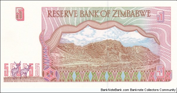 Banknote from Zimbabwe year 1997