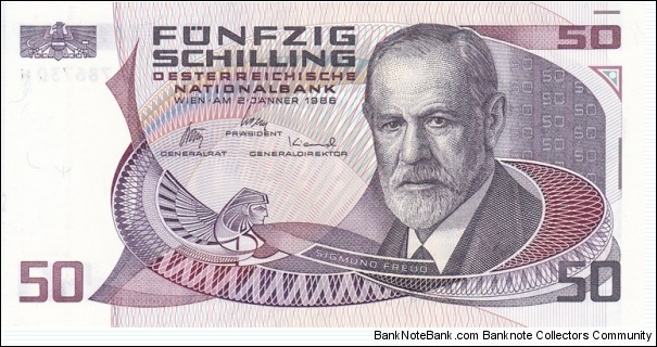 Austria P149 (50 schilling 2/1-1986) Banknote