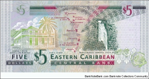 Banknote from East Caribbean St. year 2008