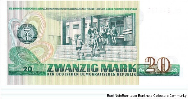 Banknote from Germany year 1975