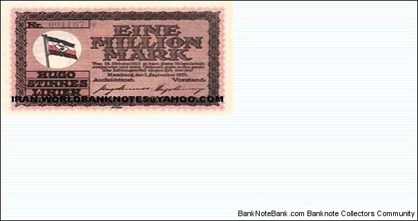 1000000Mark 1923 (VERY RARE) Banknote