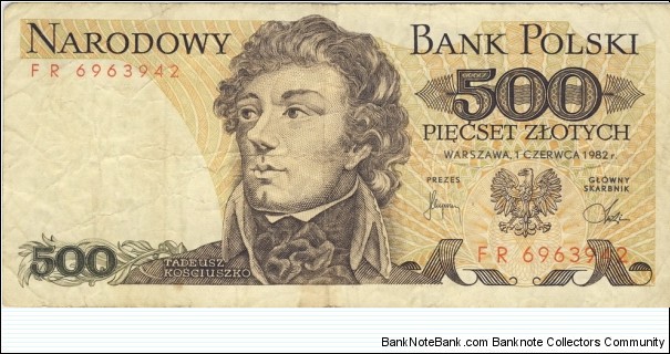 500 Zloty Banknote