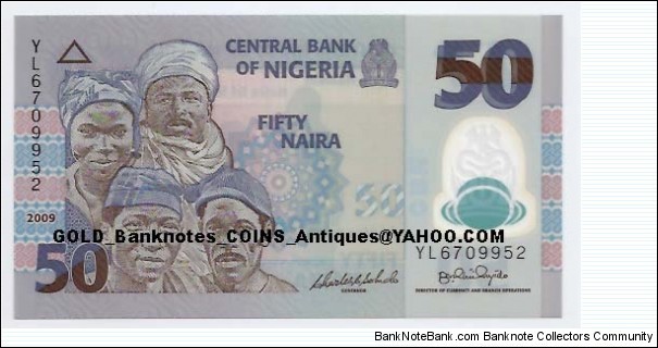 50 Naira 2009 (POLYMER) Banknote