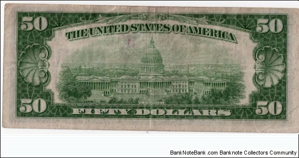 Banknote from USA year 1934