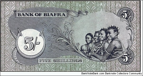 Banknote from Biafra year 0