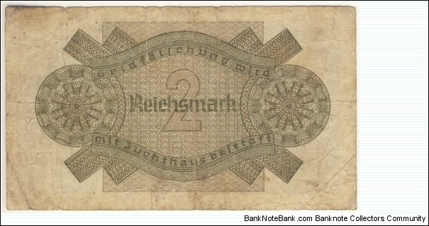 Banknote from Germany year 1939