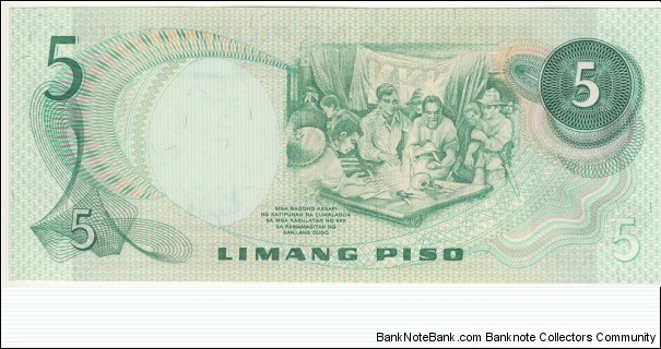 Banknote from Philippines year 1970