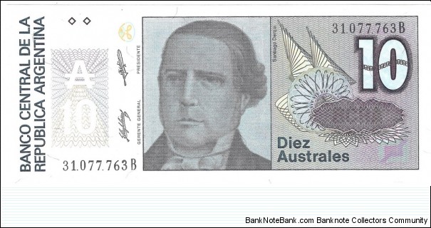10 Australes Banknote
