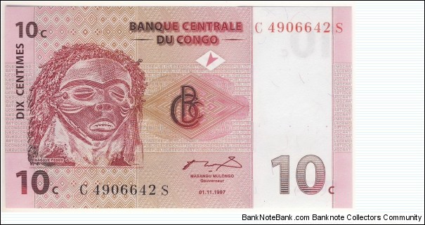 10 Centimes Banknote