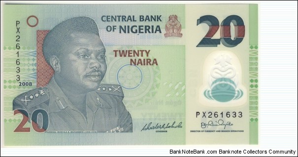 20 Naira(polymer issue 2008) Banknote
