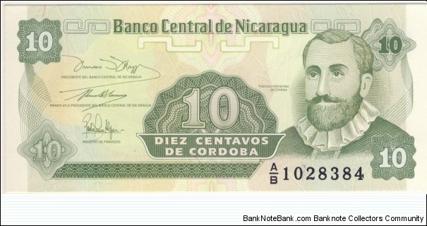 10 Centavos Banknote