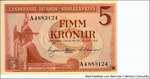 5 Kronur Banknote