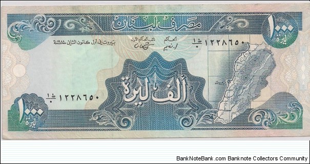 1000 Lira Banknote