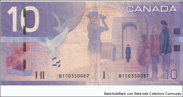 Banknote from Canada year 2005