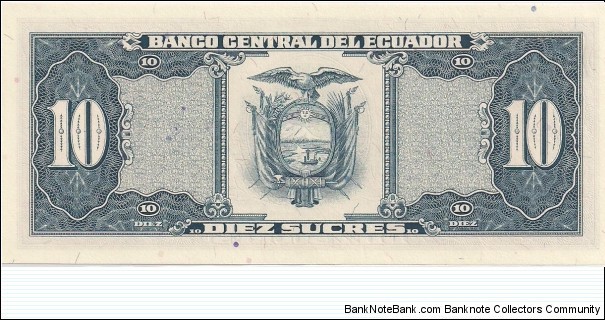 Banknote from Ecuador year 1988