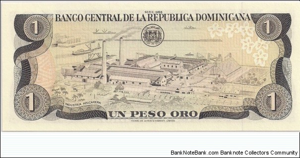 Banknote from Dominican Republic year 1988