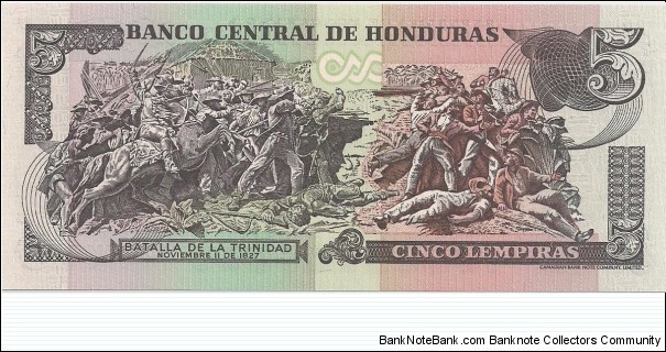 Banknote from Honduras year 2005