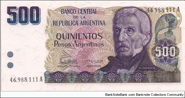 500 Pesos Banknote